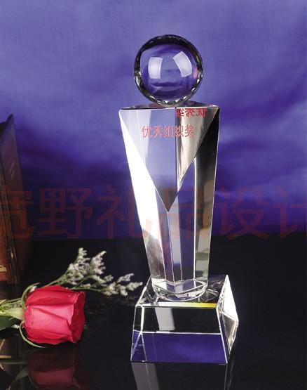 广州广州水晶奖杯定制,个性公司奖杯奖牌设计